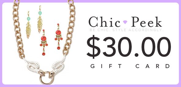 Chic Peek Giveaway