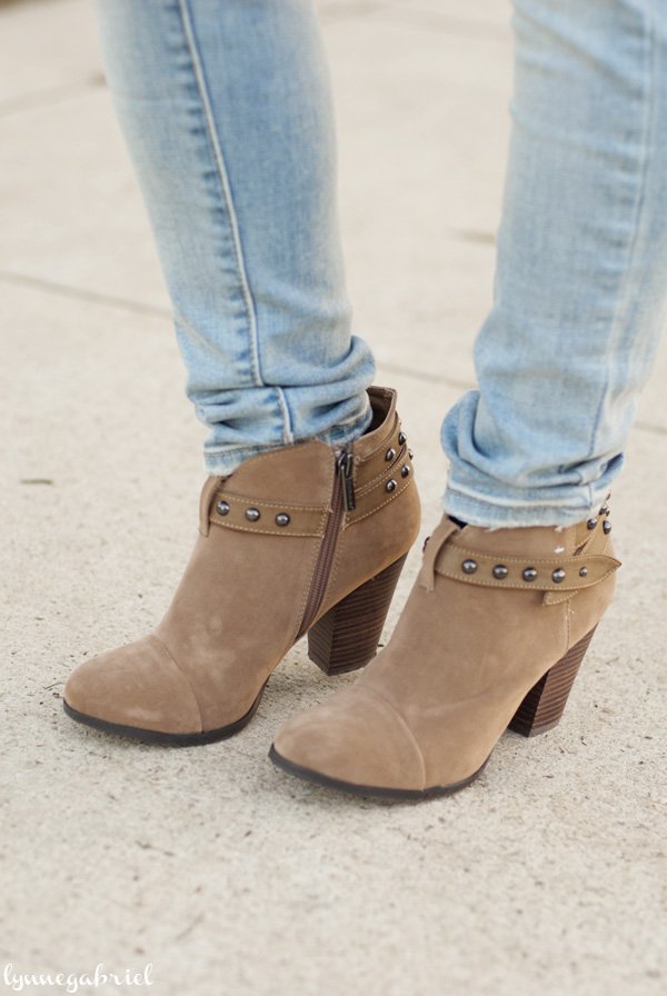 Deb Shops Studded Booties