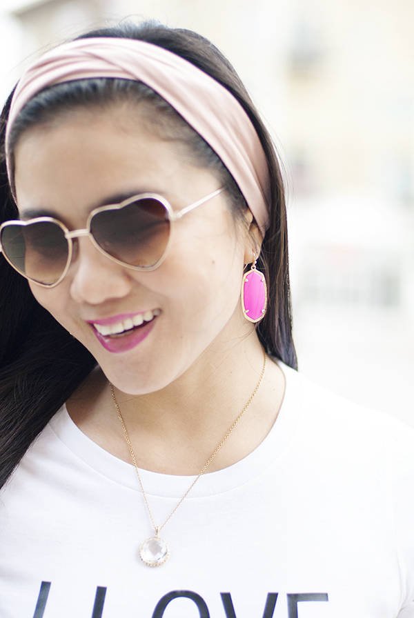 Kendra Scott Elle Earrings in Magenta