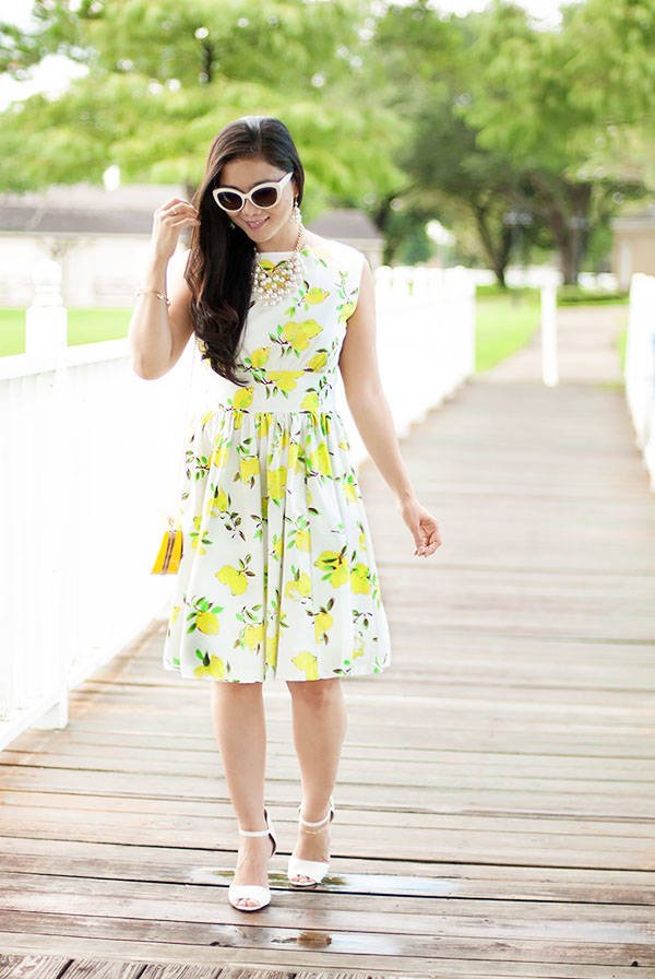 That Lemon-Print Dress Though — Whatever is Lovely