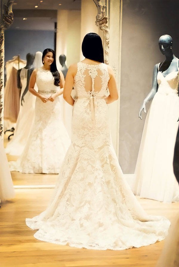 Bridal Dress Shopping Experience at BHLDN Houston