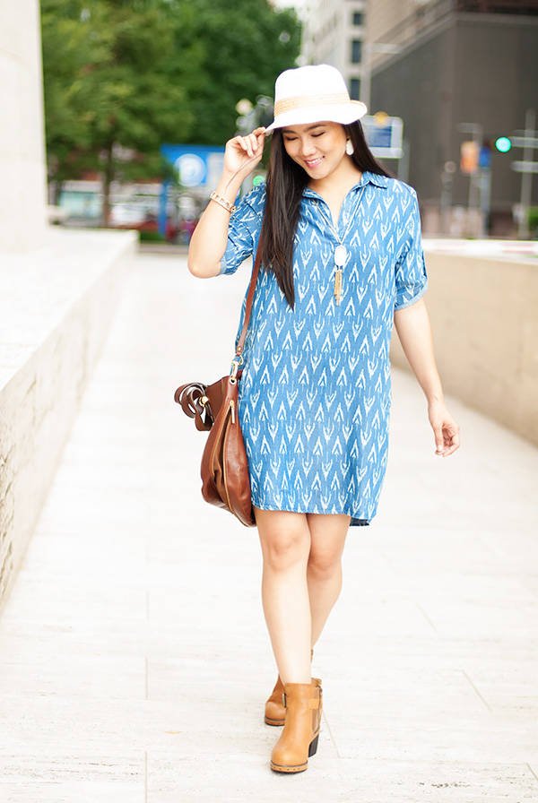 The Most Comfortable Ikat Dress and Booties — Whatever is Lovely by ...