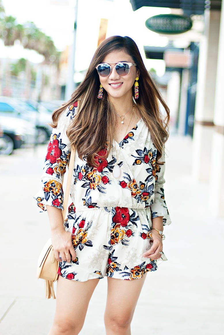 The Floral Romper You Can Wear For Summer and Fall — Whatever is Lovely ...