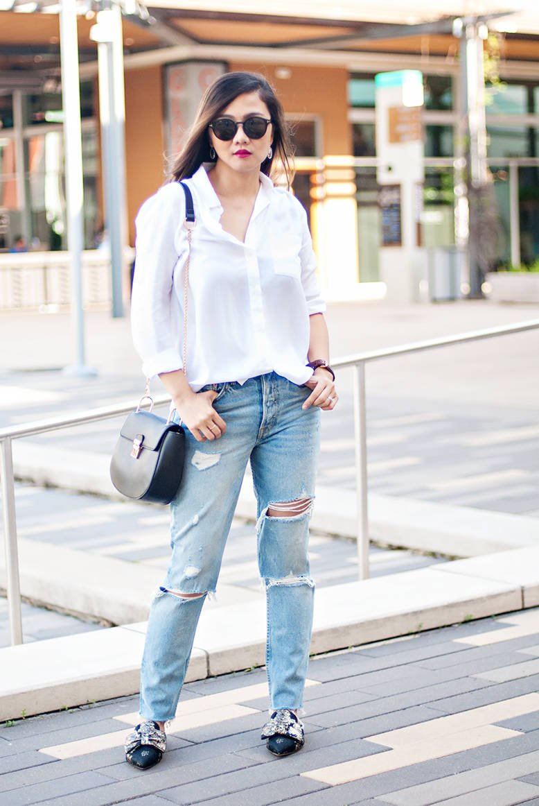 Spring Outfit Inspiration: How to Style a White Button Down Shirt Part ...