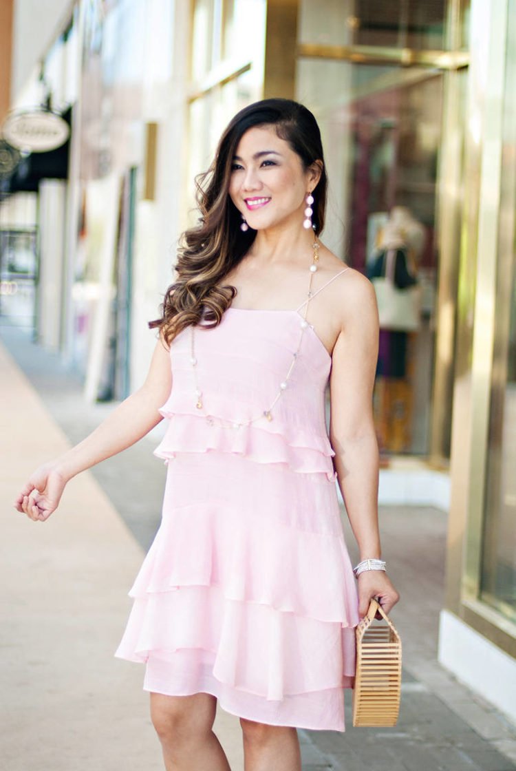 Spring Outfit Inspiration: That One Pink Ruffle Dress You Must Have In ...