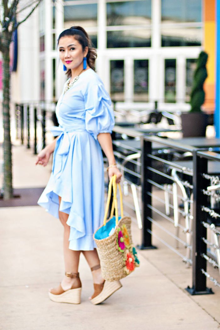 Spring Outfit Inspiration: Blue and White Stripes Dress + HUGE Giveaway