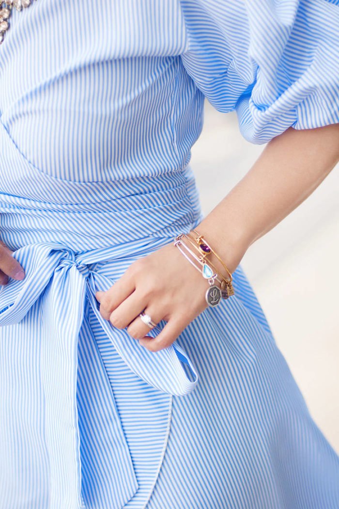 Spring Outfit Inspiration: Blue and White Stripes Dress + HUGE Giveaway