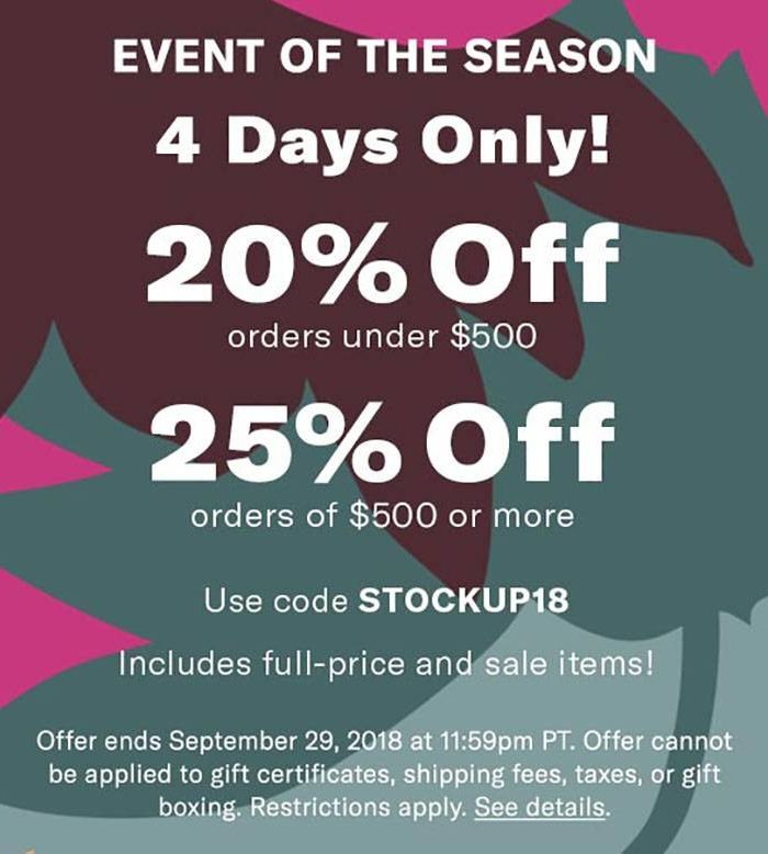 Public Service Announcement : Shopbop’s Biggest Sale of the Season is Here!