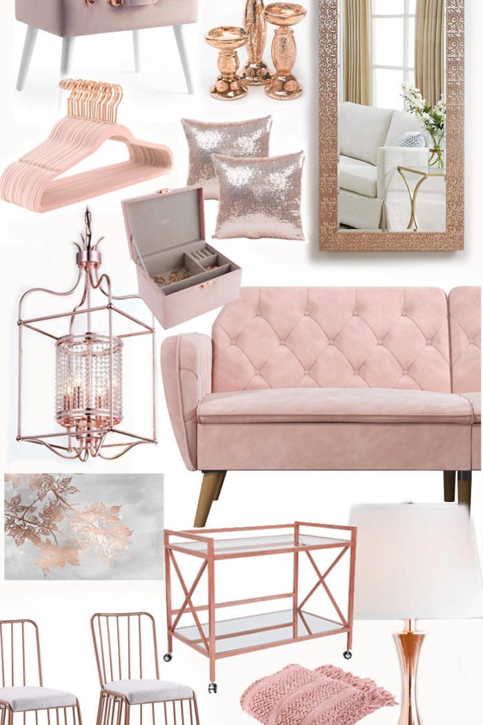 21 Swoon Worthy Blush and Rose Gold Furniture and Home Decor You Will Ever Find