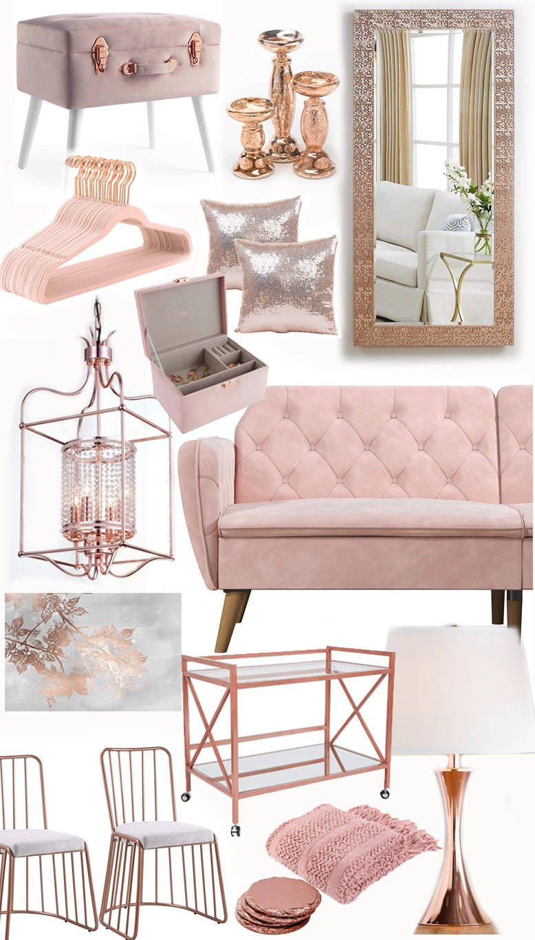 21 Swoon Worthy Blush and Rose Gold Furniture and Home Decor You ...