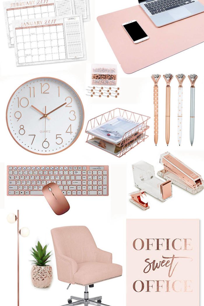 Rose Gold Desk and Office Accessories You Will Absolutely Love
