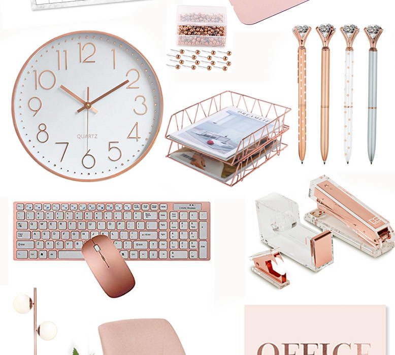 Rose Gold Desk and Office Accessories You Will Absolutely Love