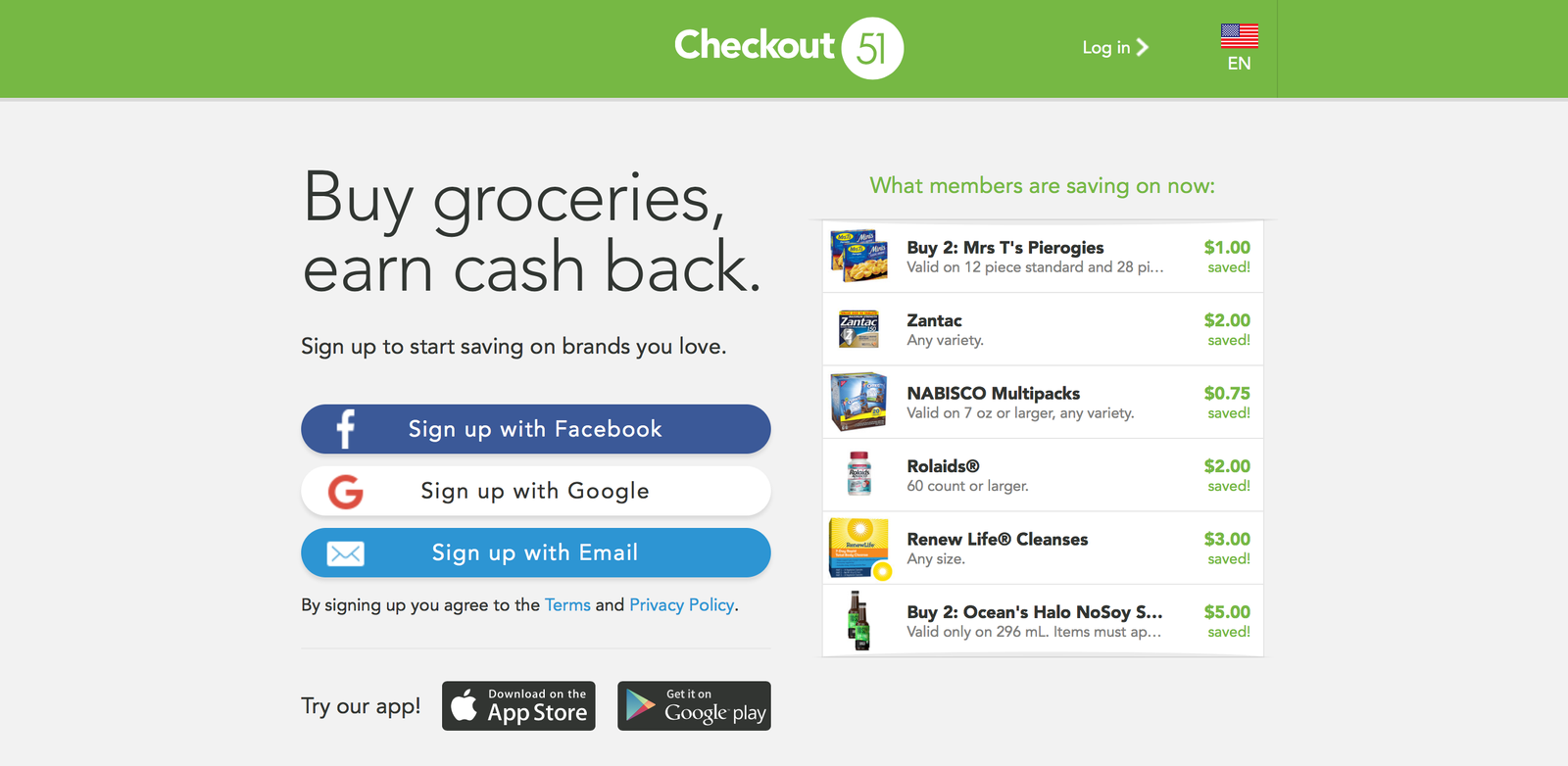 Checkout51 Cash Back App